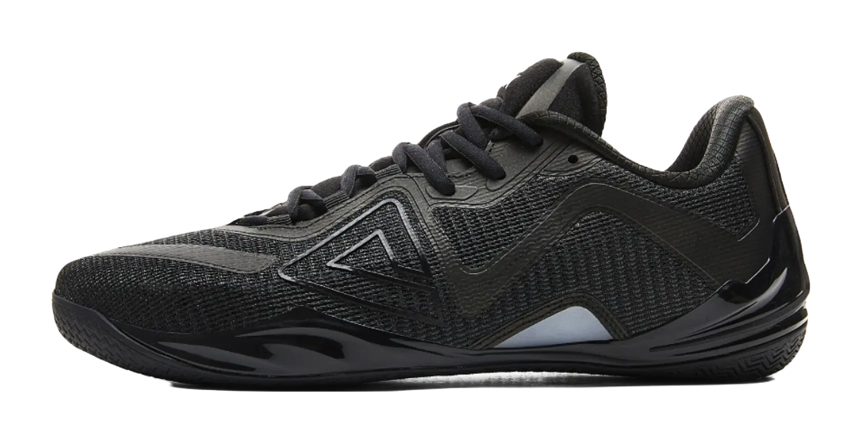 PEAK Taichi Unmatched Men's Basketball Shoes - All Black - Image 2