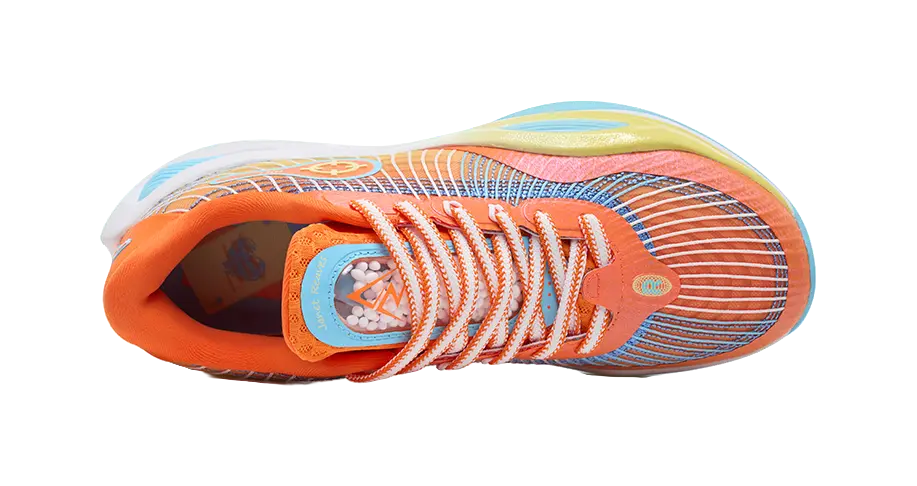 RIGORER Austin Reaves AR1 Cushioned Basketball Shoes - Orange/Yellow/Blue - Image 4