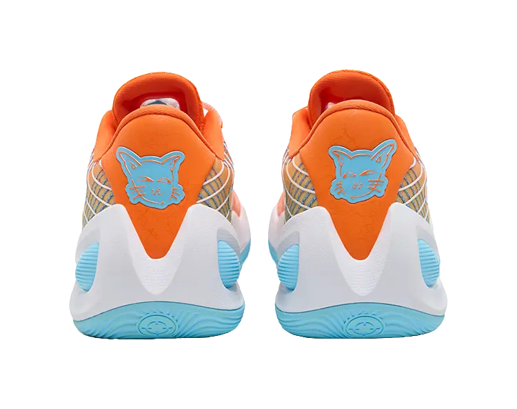 RIGORER Austin Reaves AR1 Cushioned Basketball Shoes - Orange/Yellow/Blue - Image 5
