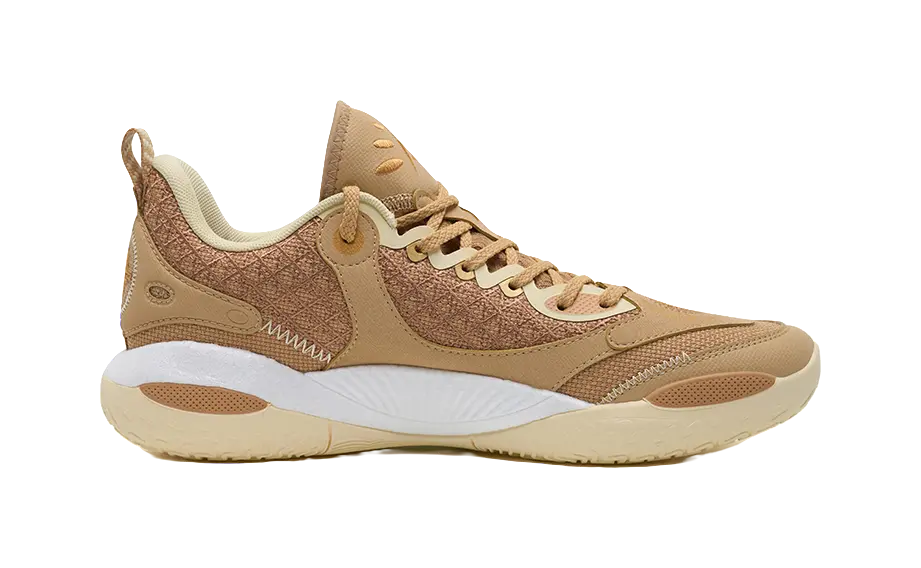RIGORER Rieves 2nd Gen Basketball Shoes Mens Low Top Light Khaki/Oat Milk - Image 2
