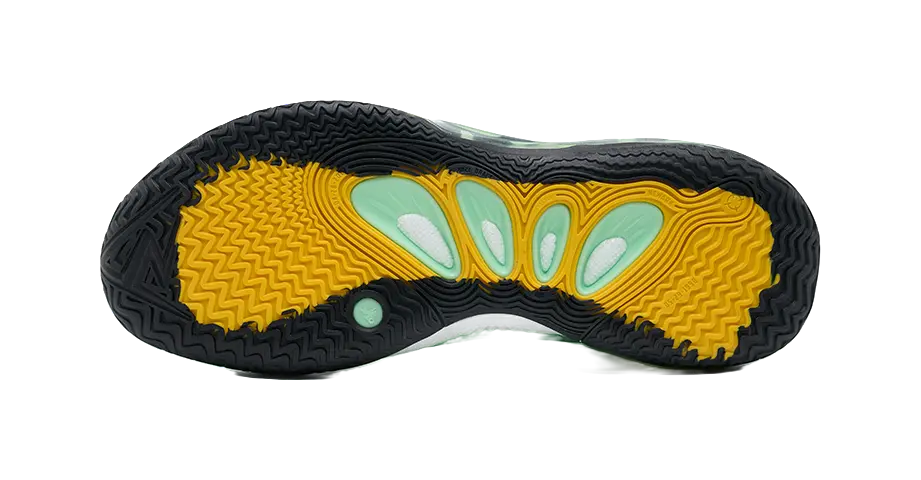 RIGORER Reaves 2 Basketball Shoes Mens Low Top Light Green/Sunflower Yellow/Obsidian Black - Image 6