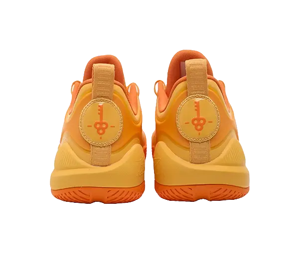 RIGORER Bojangles Cushioning, Wear-Resistant Low-Top Basketball Shoes Unisex Sunset Light Orange - Image 5