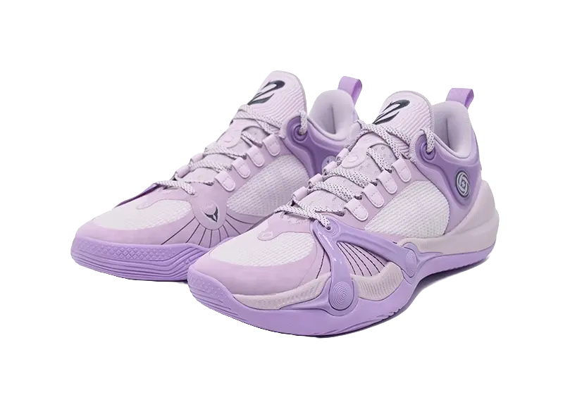 RIGORER Bojangles Gen1 Basketball Shoes Men's Low Top Lavender/Dark Purple - Image 3