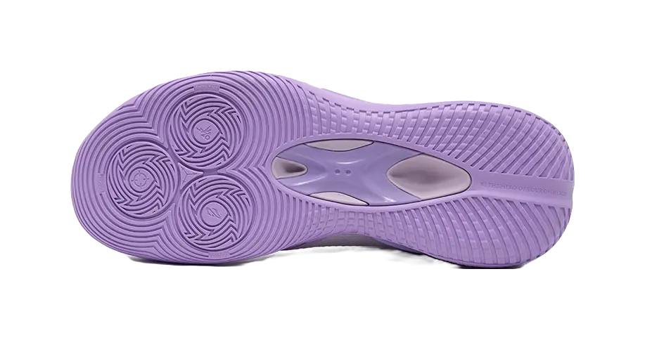 RIGORER Bojangles Gen1 Basketball Shoes Men's Low Top Lavender/Dark Purple - Image 6