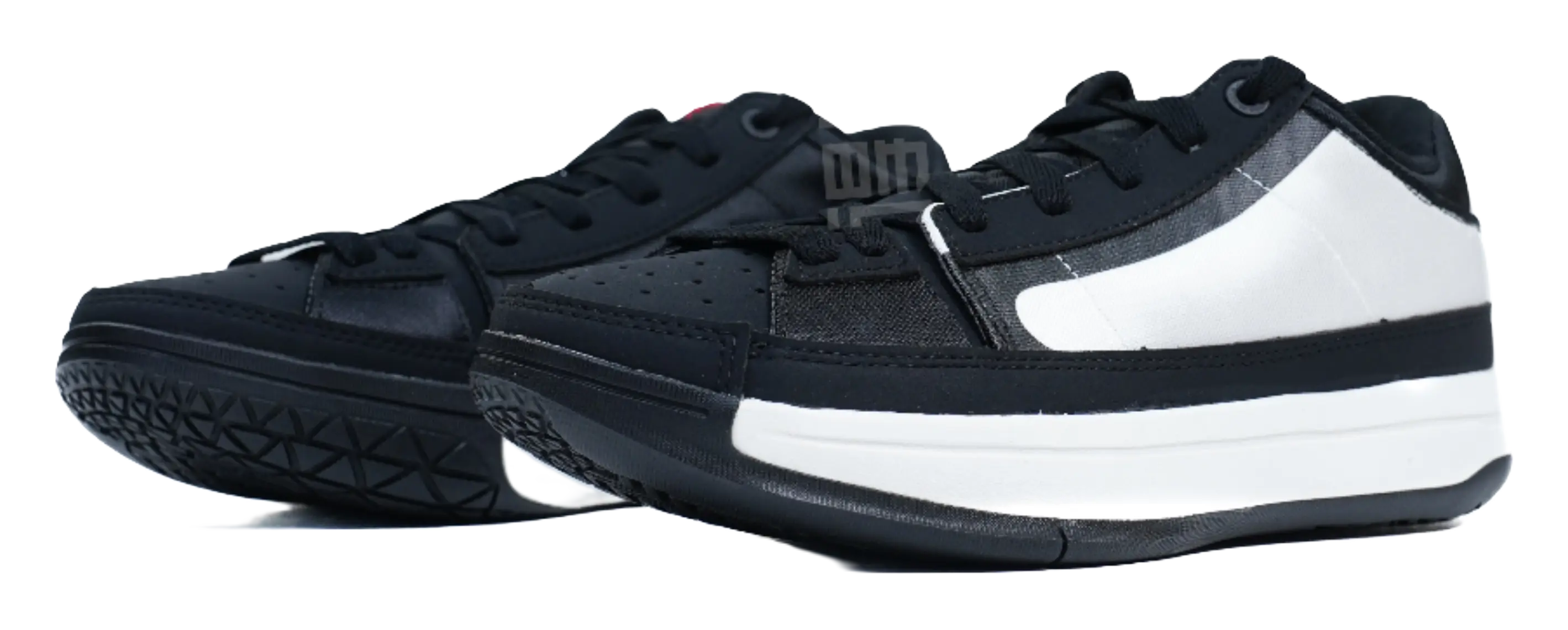 Serious Player Only - Basketball Shoes Men Black White - Image 3