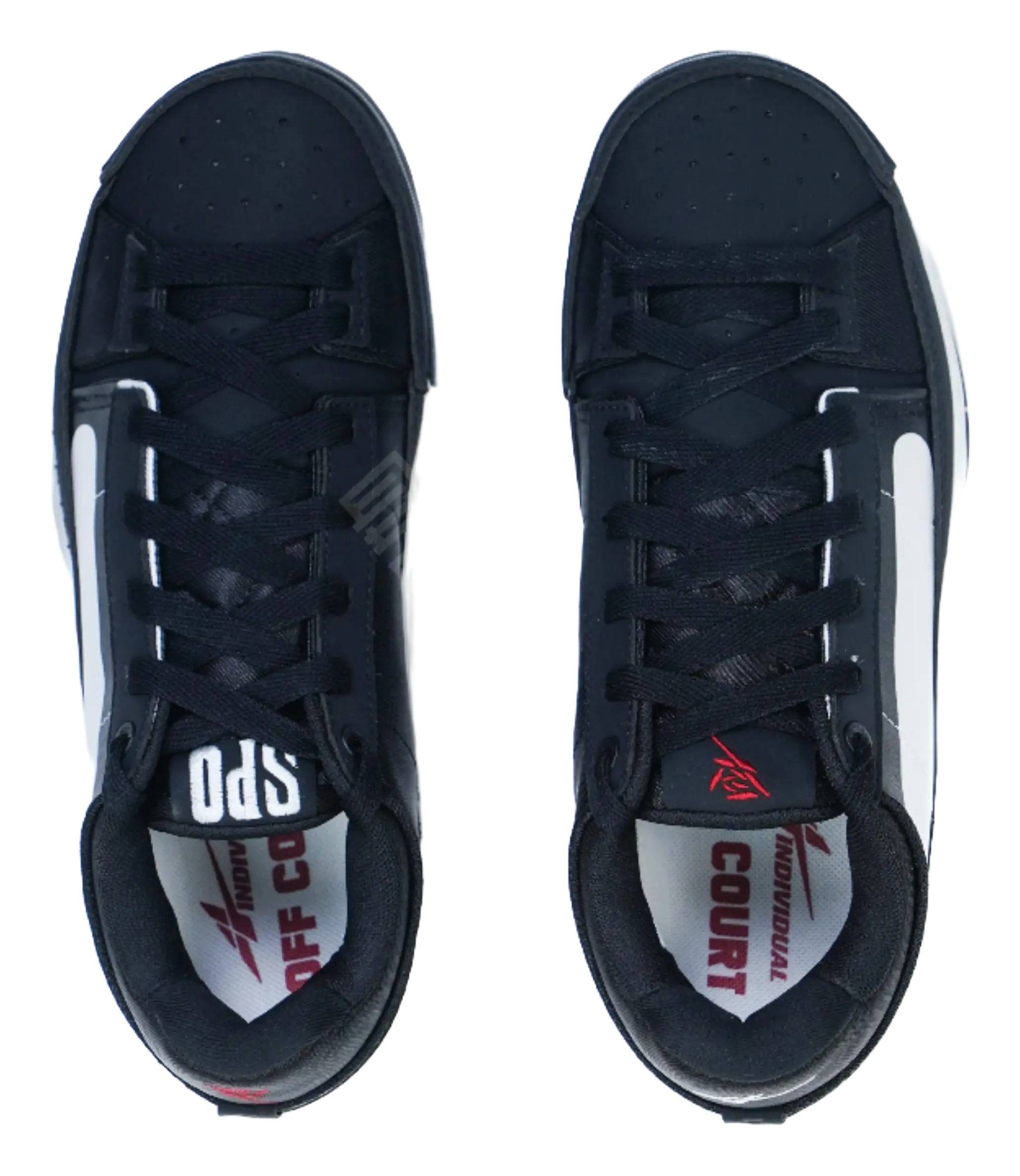 Serious Player Only - Basketball Shoes Men Black White - Image 4
