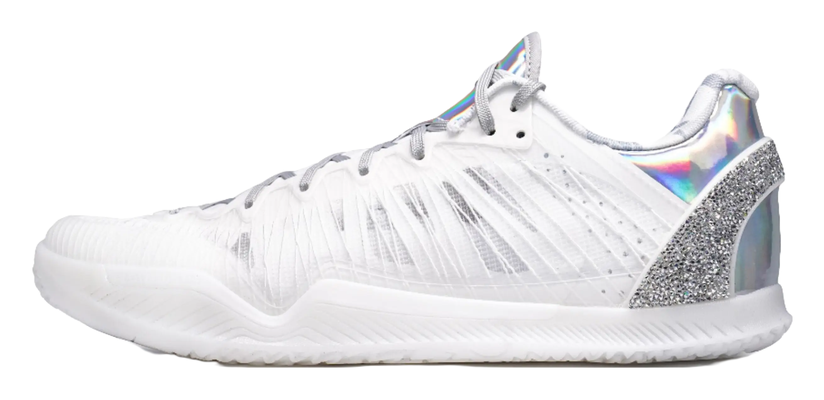Serious Player Only - Basketball Shoes Unisex White/Gray - Image 2