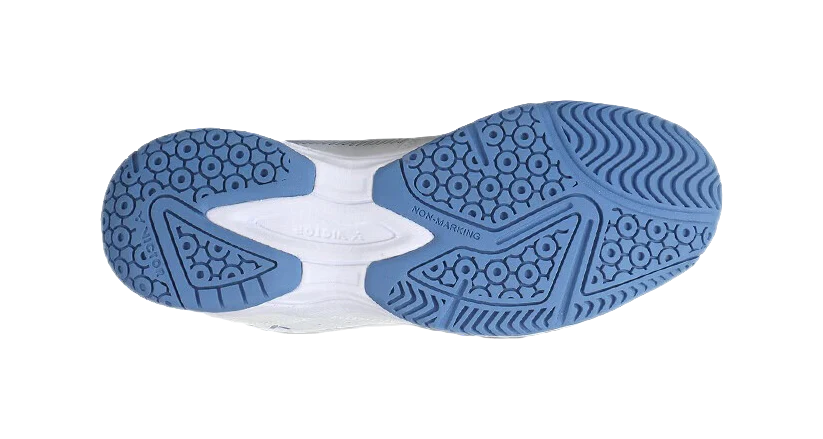 VICTOR A170II Wide Fit Badminton Shoes - ENERGYMAX Cushioning, Abrasion Resistant Outsole - White/Blue - Image 3